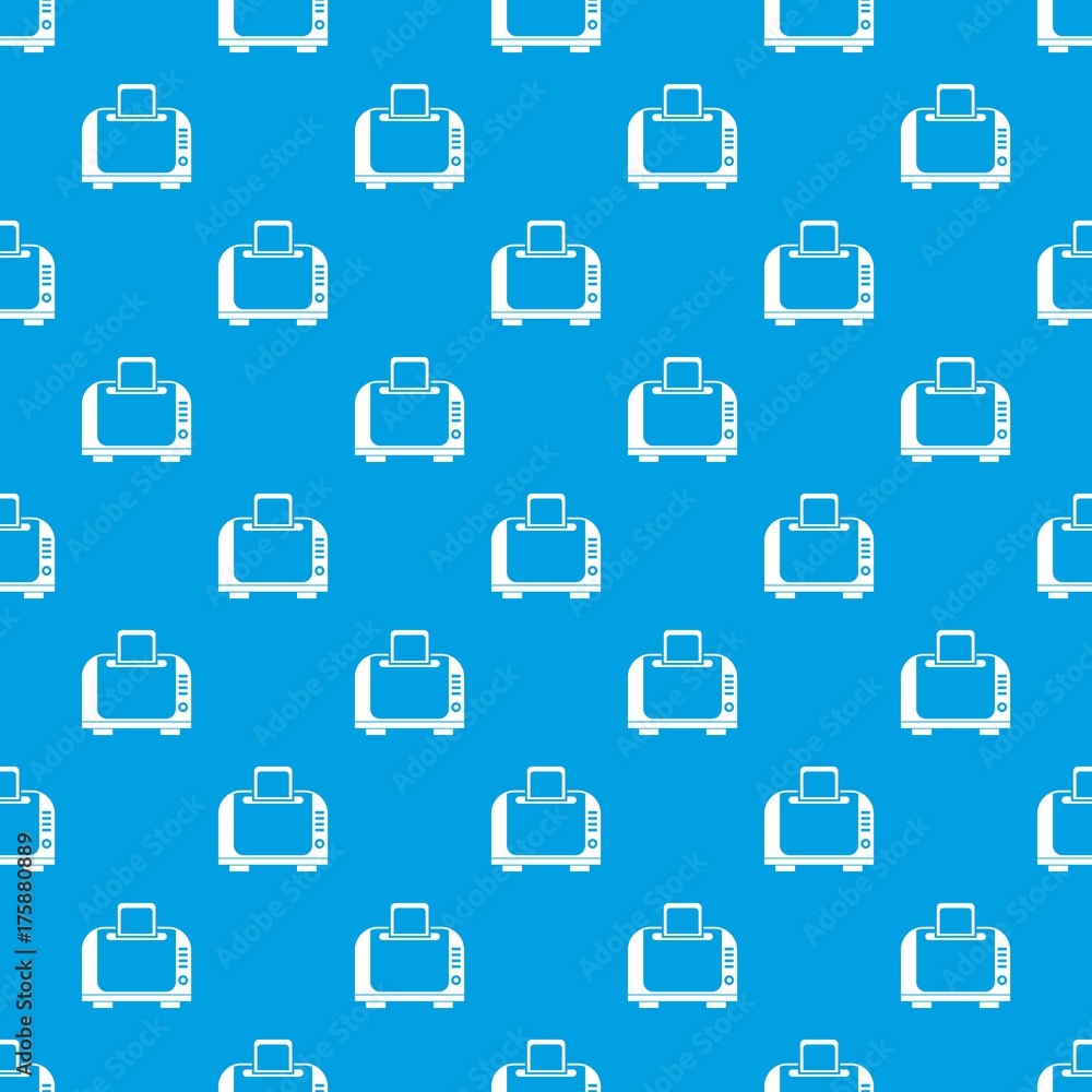 Toaster pattern seamless blue Toaster pattern seamless blue