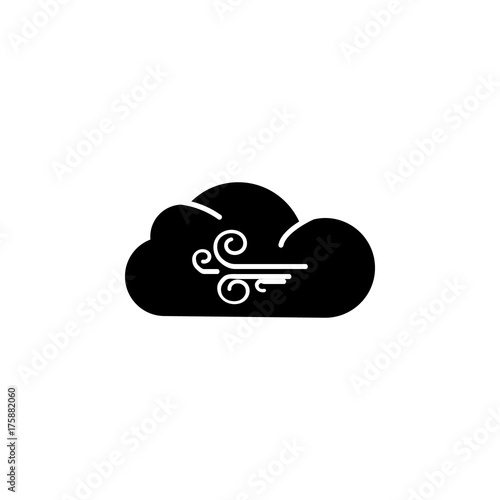 cloudy and the wind icon