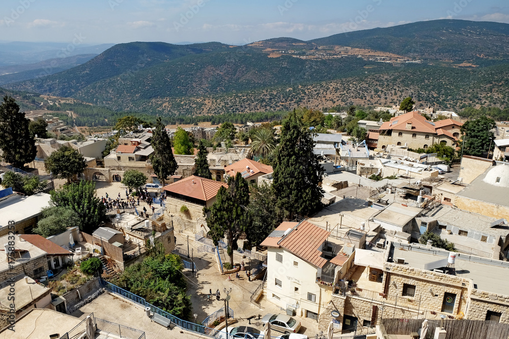 View of the city of Safed