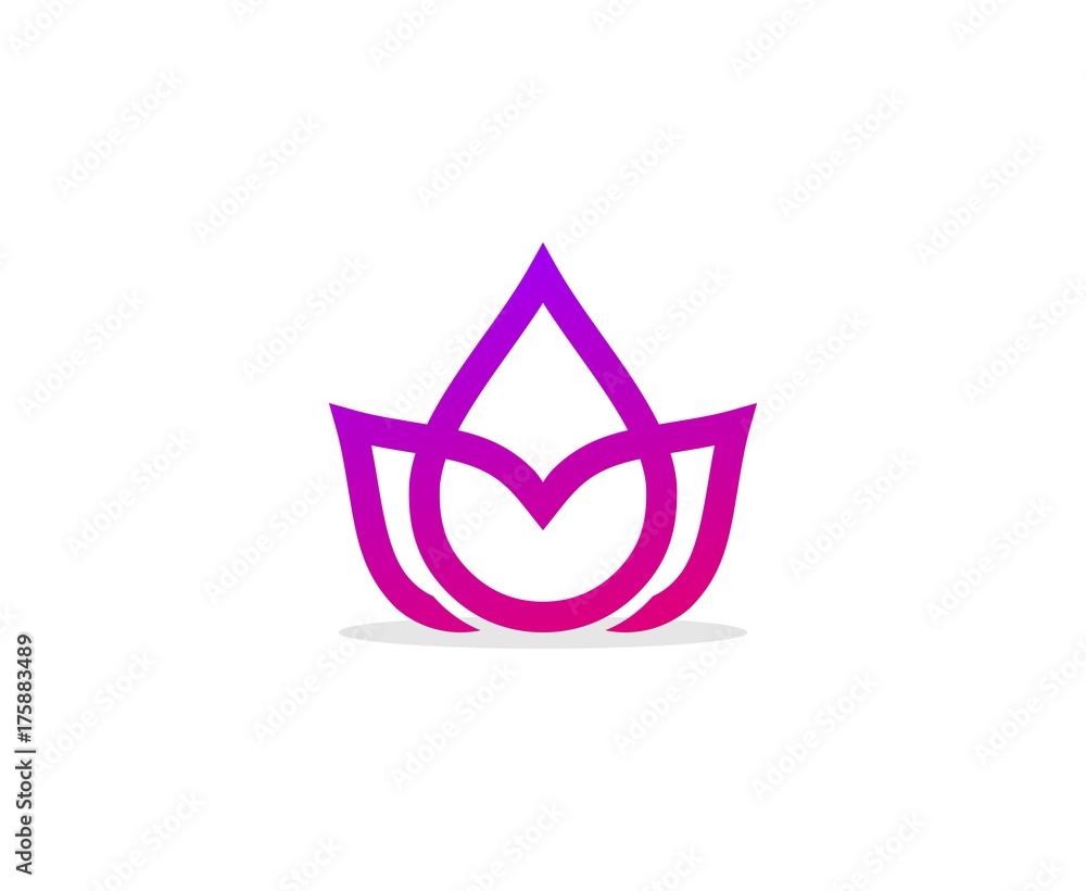 Fototapeta premium Lotus logo