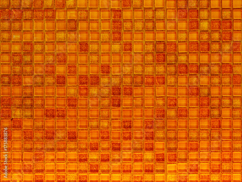Mosiac tile wall pattern
