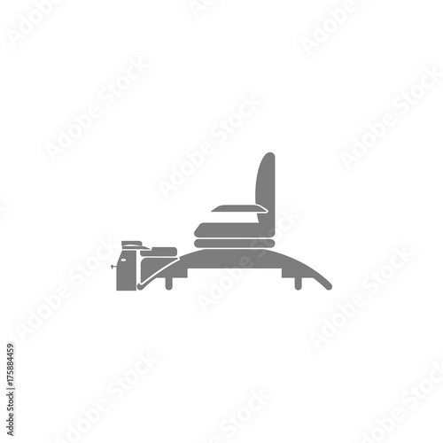 Foot spa chair icon