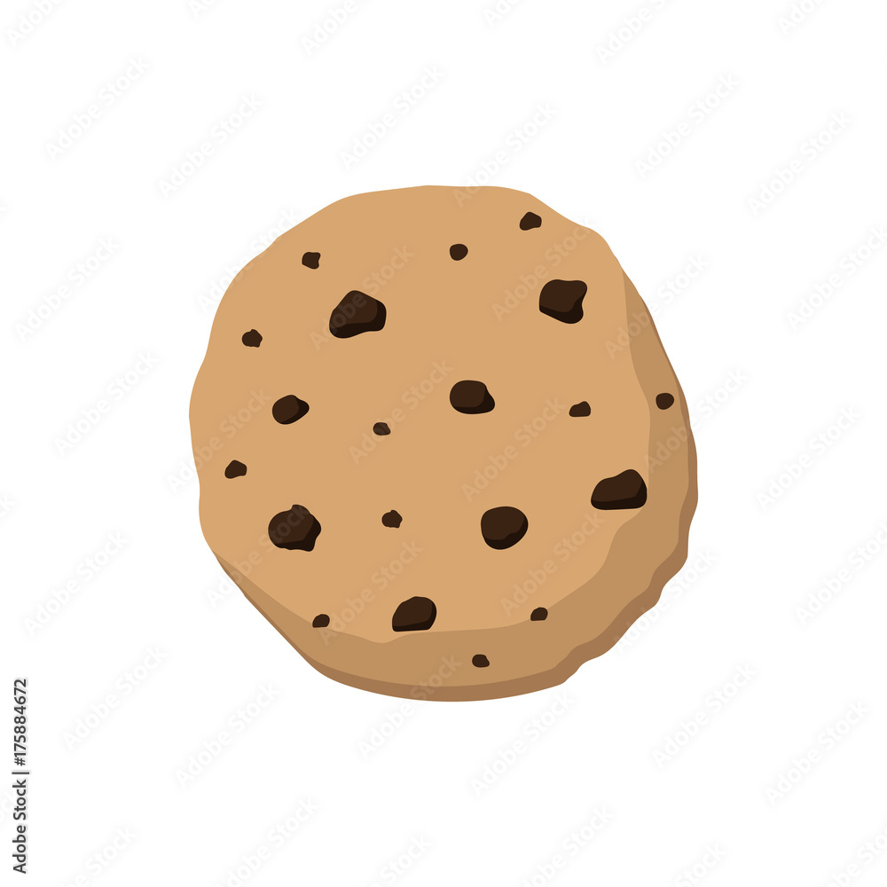 Illustration of sweet cookie. Illustration of sweet cookie.