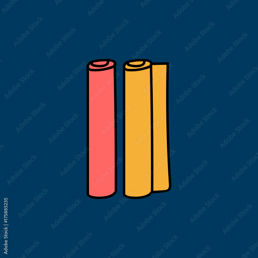 Vector of stationery doodle style Vector of stationery doodle style