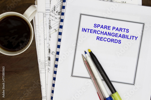 Spare parts interchangeability record concept
