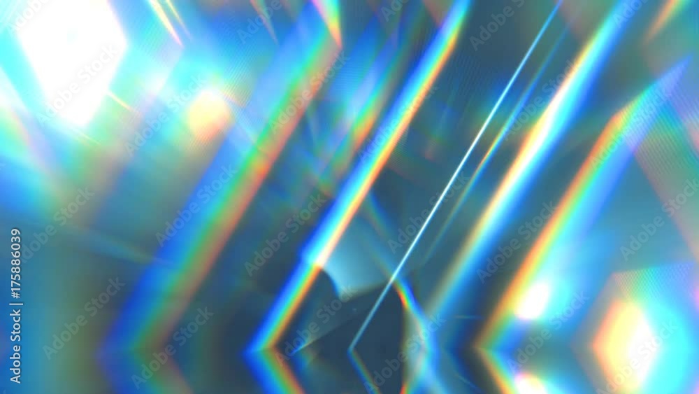 blurred rainbow lights abstract background