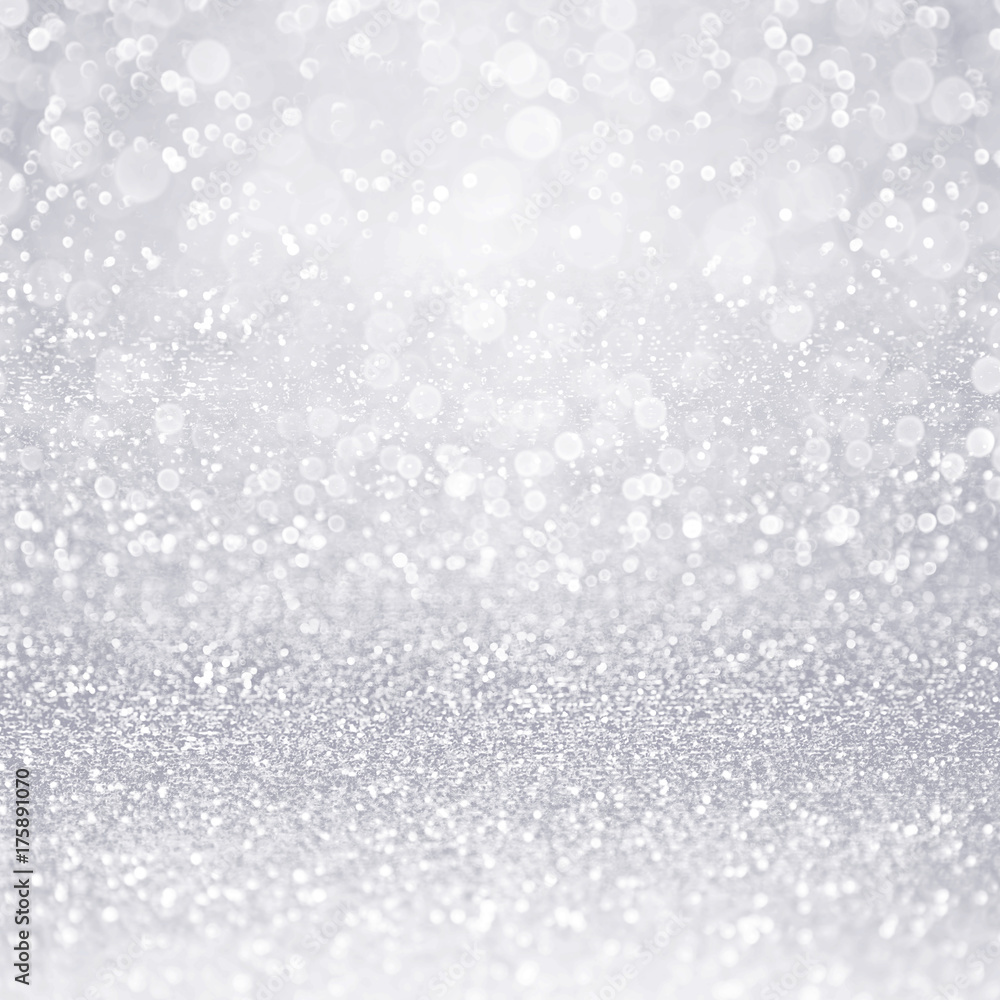 White Glitter Snowflakes - ConfettiBetti