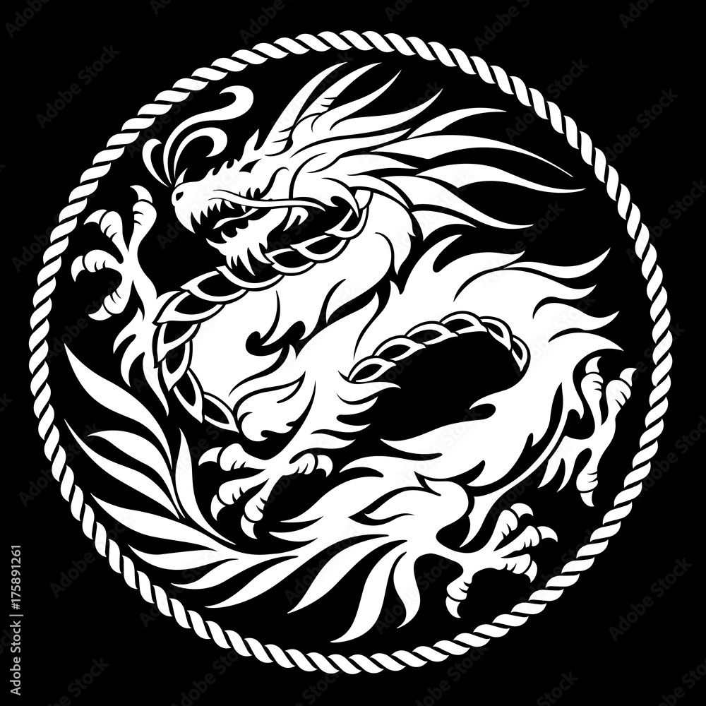 ドラゴンのイラスト Stock Vector Adobe Stock