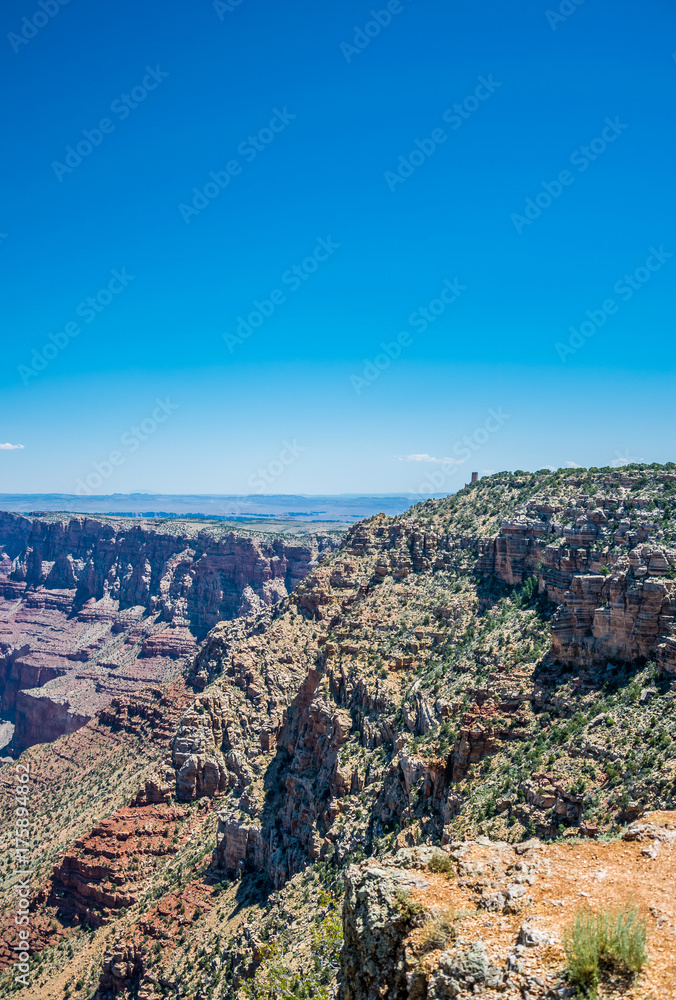 Grand Canyon National Park. Picturesque canyon of the Grand Canyon