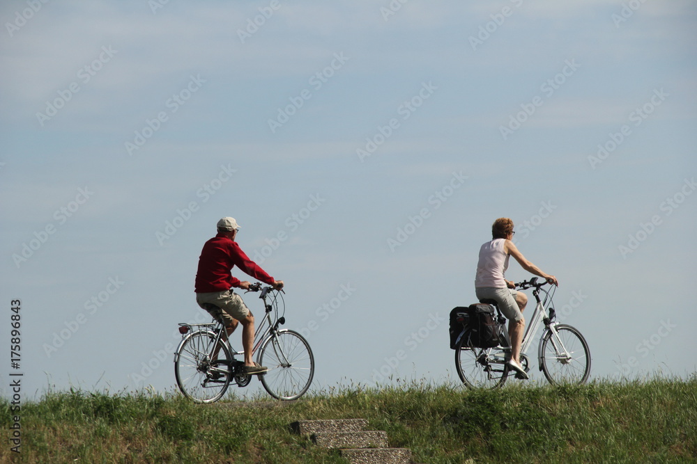 Fototapeta premium bikes on road