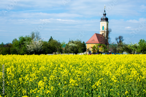 Tableau sur toile KIRCHE SORA, KLIPPHAUSEN, SACHSEN, DEUTSCHLAND