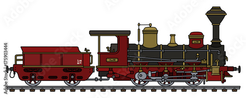 Old steam locomotive