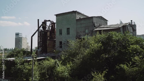 Wallpaper Mural Old abandoned railway industry of the soviet era. Torontodigital.ca
