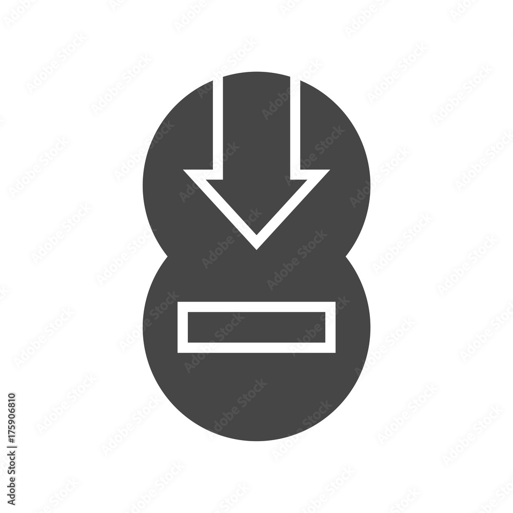 Download icon, Upload button, Load symbol Download icon, Upload button, Load symbol