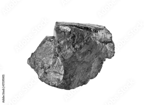 coal isolated on white background