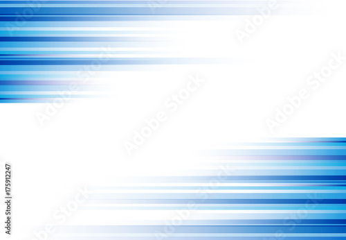 Blue abstract horizonal lines background technology with copy space, Vector