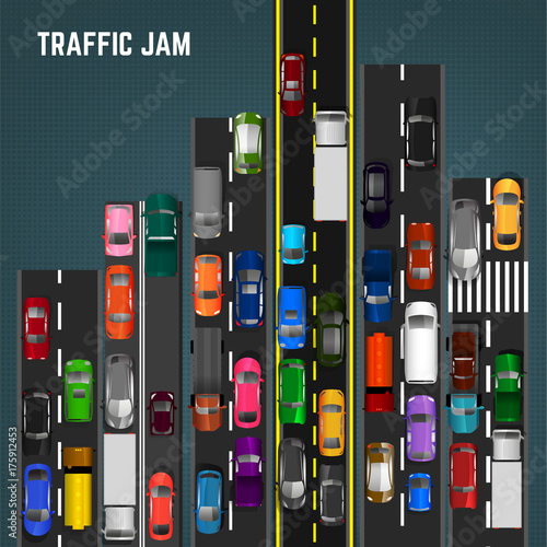 Traffic Jam Concept