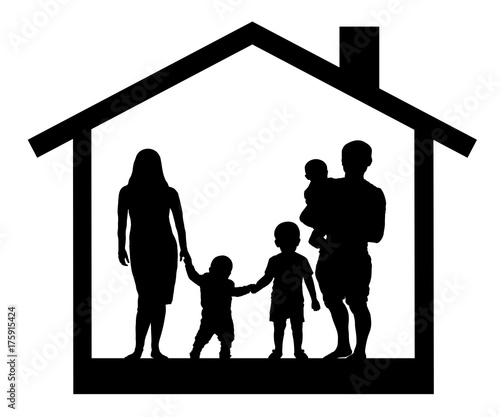 House family silhouette