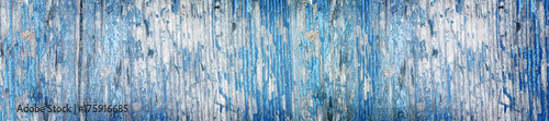 Texture old blue  wooden board