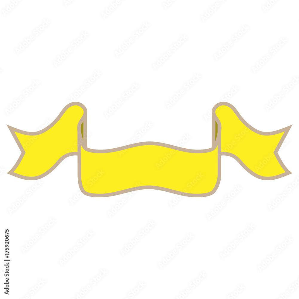 Ribbon yellow sign 13.10 Ribbon yellow sign 13.10