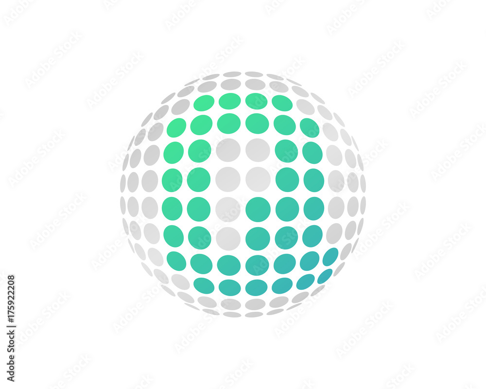 Letter Q Dot Sphere Icon Logo Design Element Letter Q Dot Sphere Icon Logo Design Element
