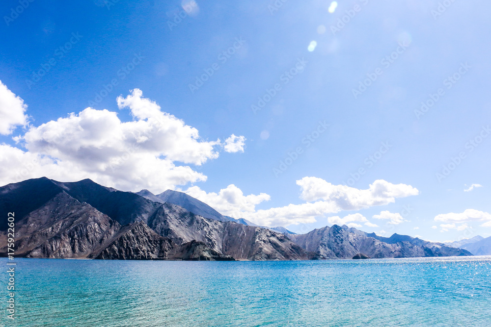 Mountains at Pangong Lake, Leh Ladakh, India
