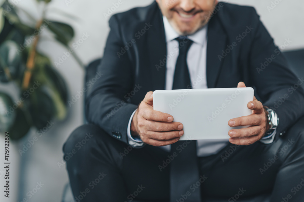 businessman using tablet businessman using tablet