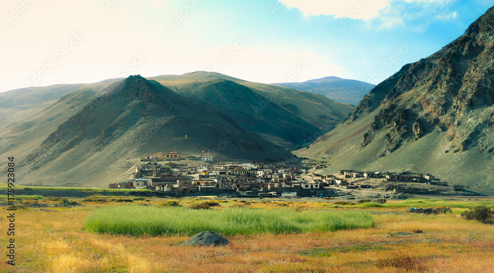 Small village, Leh Ladakh, India
