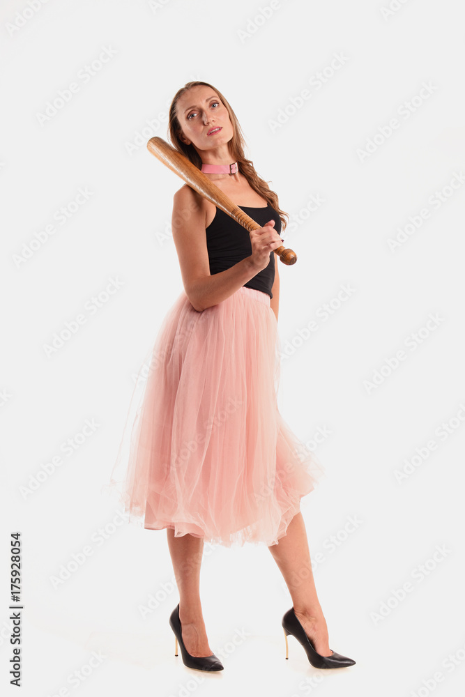 Naklejka premium Beautiful fashion model