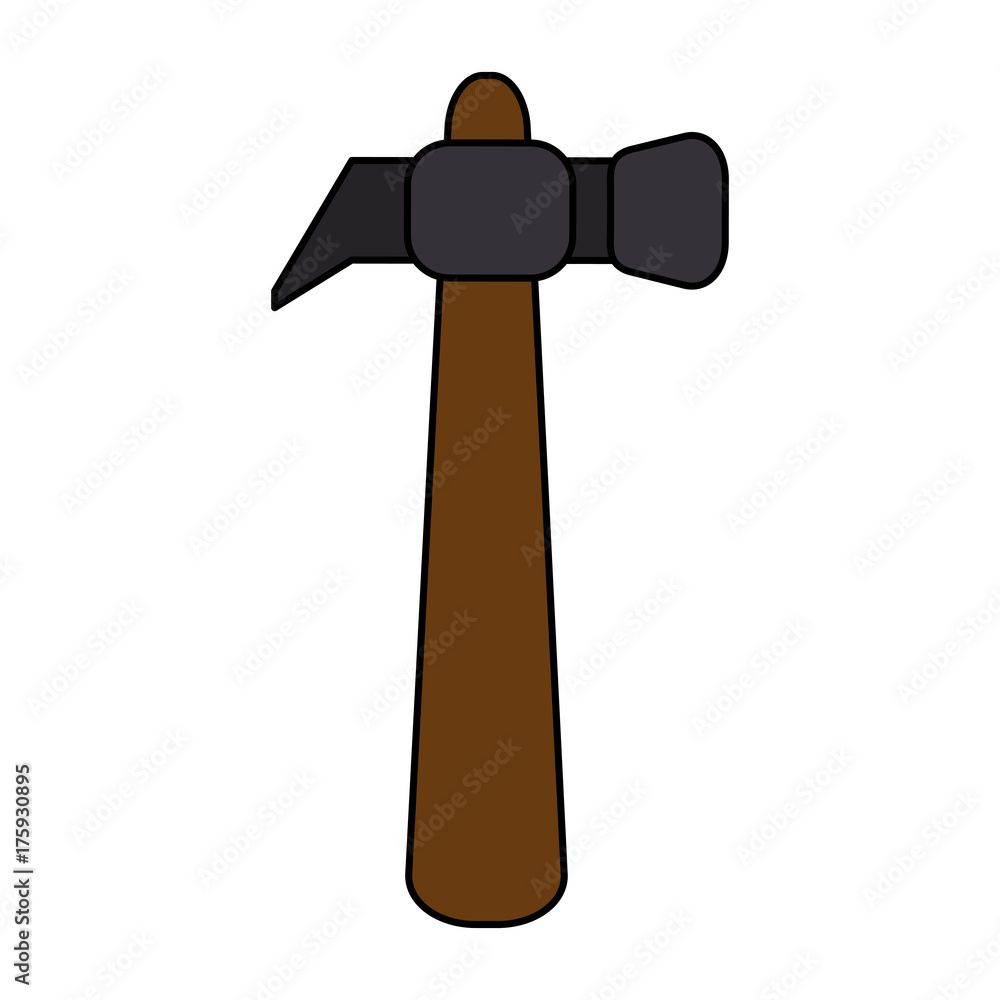 hammer tool icon image vector illustration design hammer tool icon image vector illustration design