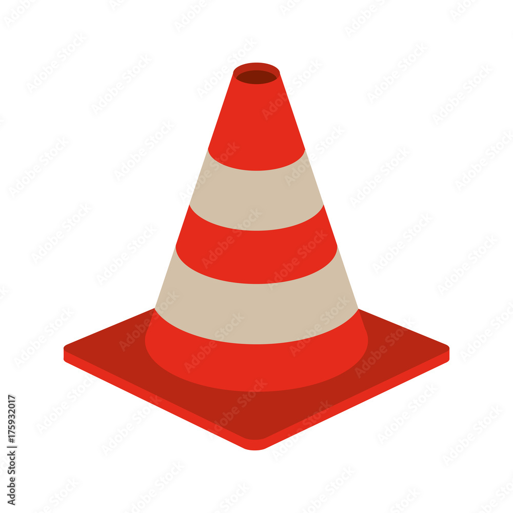 traffic cone icon image vector illustration design traffic cone icon image vector illustration design