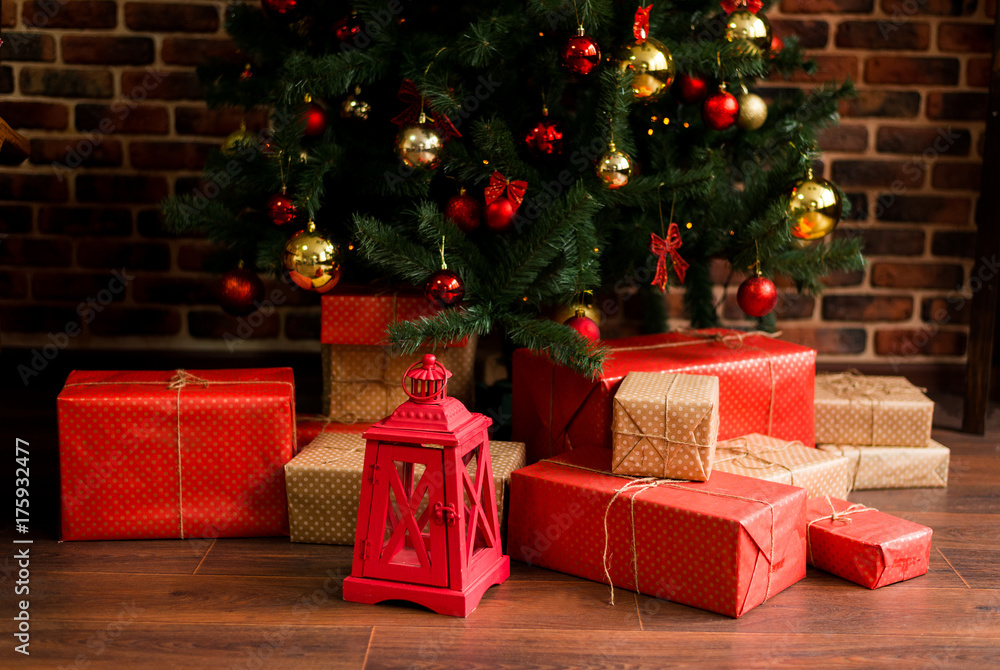 custom made wallpaper toronto digitalChristmas gifts are under the Christmas tree