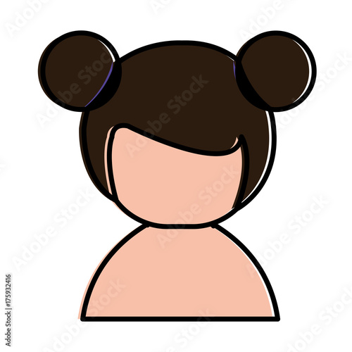 little japanese doll shirtless kawaii character