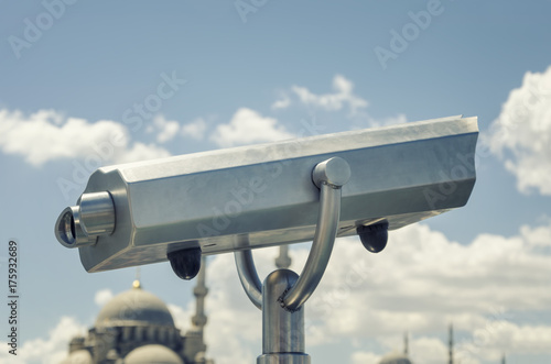 Sightseeing Binoculars, Istanbul, Turkey