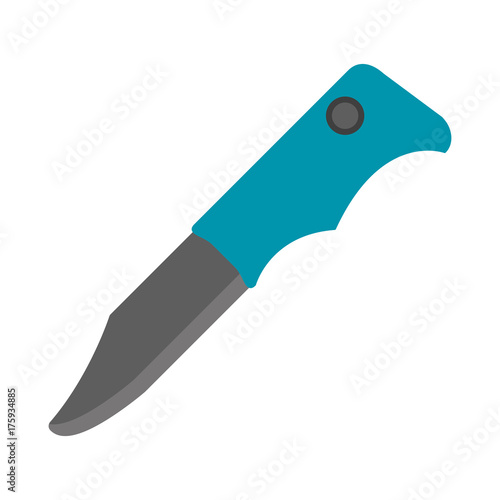 camping knife icon image vector illustration design