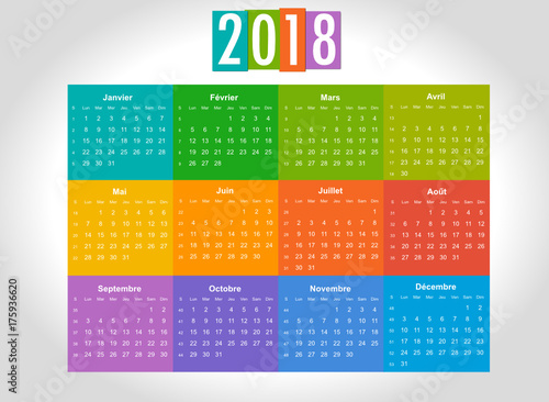 Calendrier 2018