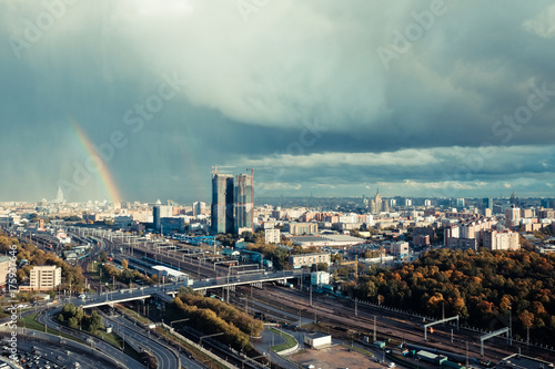Wallpaper Mural Moscow City center view Torontodigital.ca