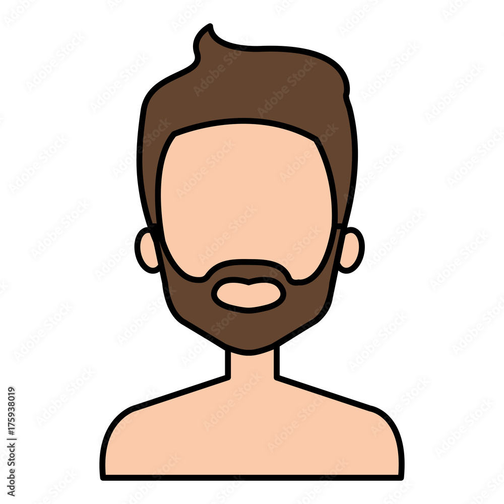 young man shirtless avatar character young man shirtless avatar character