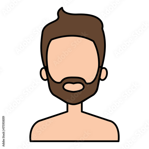 young man shirtless avatar character