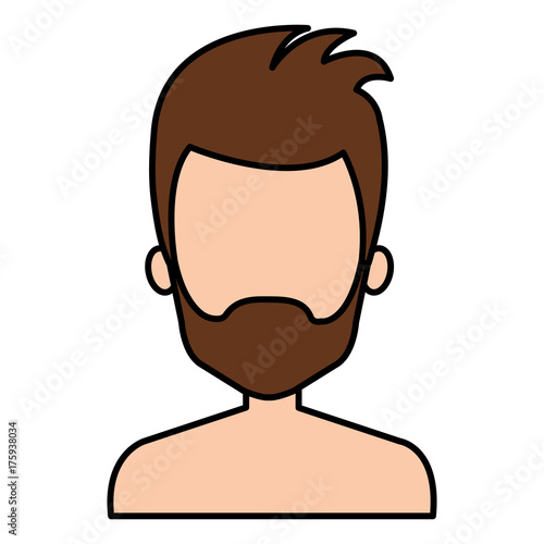 young man shirtless avatar character