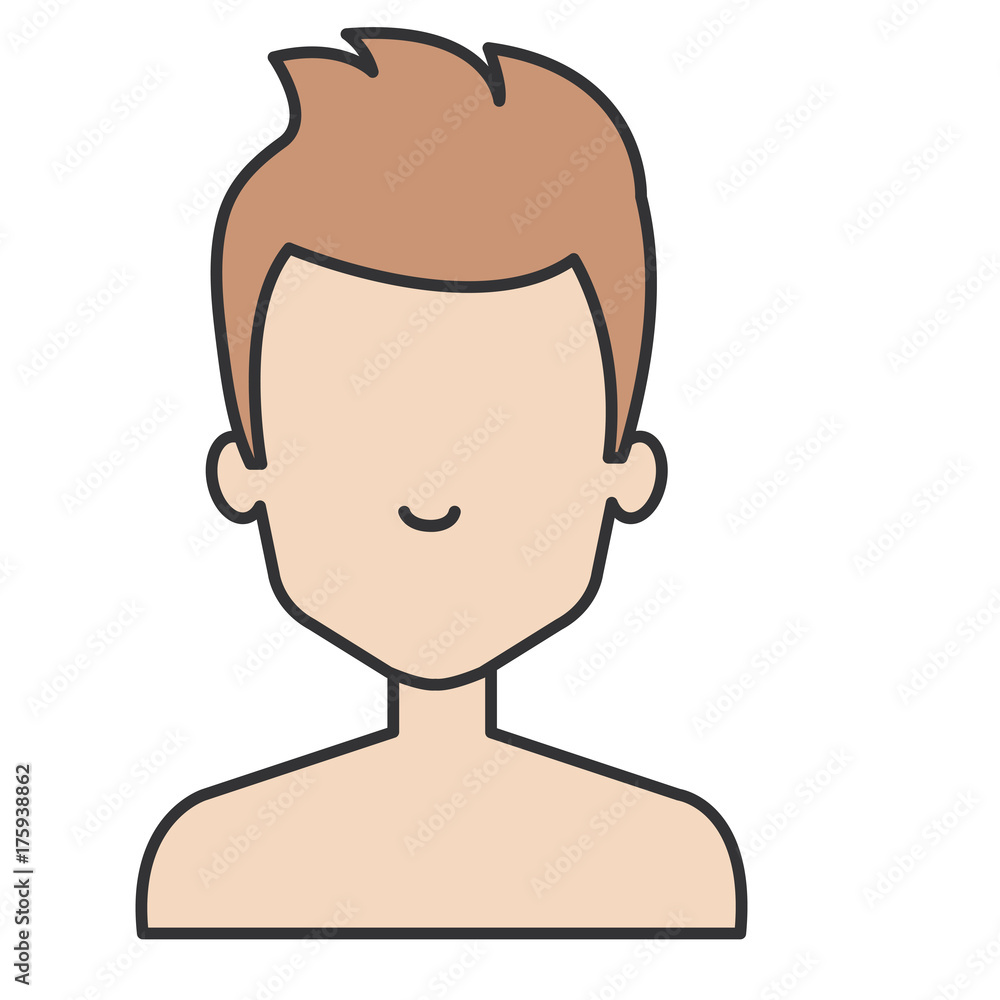 young man shirtless avatar character young man shirtless avatar character