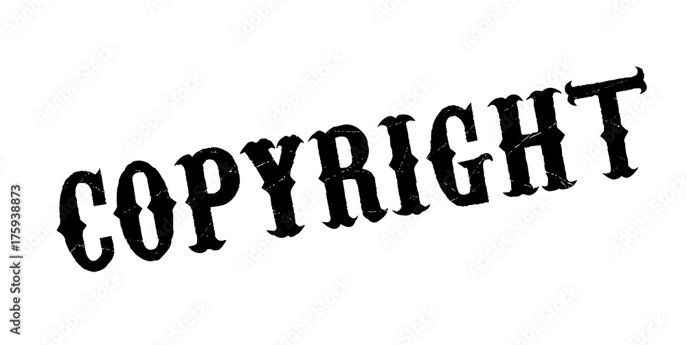 Copyright rubber stamp. Grunge design with dust scratches. Effects can be easily removed for a clean, crisp look. Color is easily changed. Copyright rubber stamp. Grunge design with dust scratches. Effects can be easily removed for a clean, crisp look. Color is easily changed.