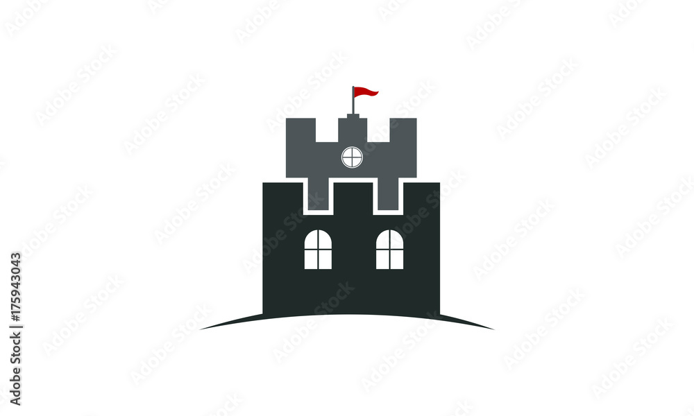 castle illustration vector