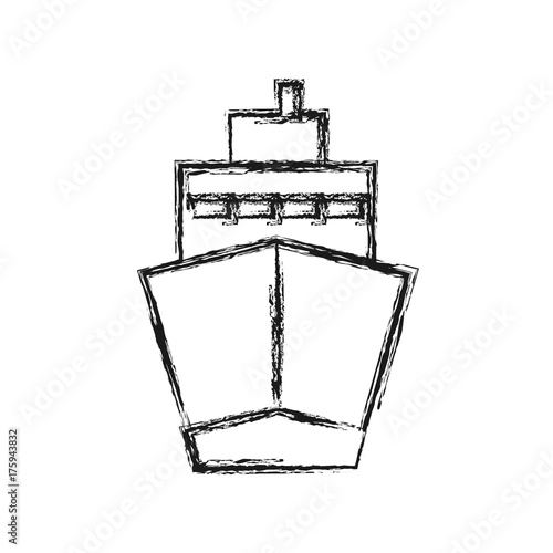 cargo ship icon image © djvstock