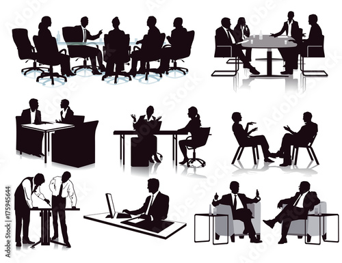 Business Meeting Diskussion, Illustration
