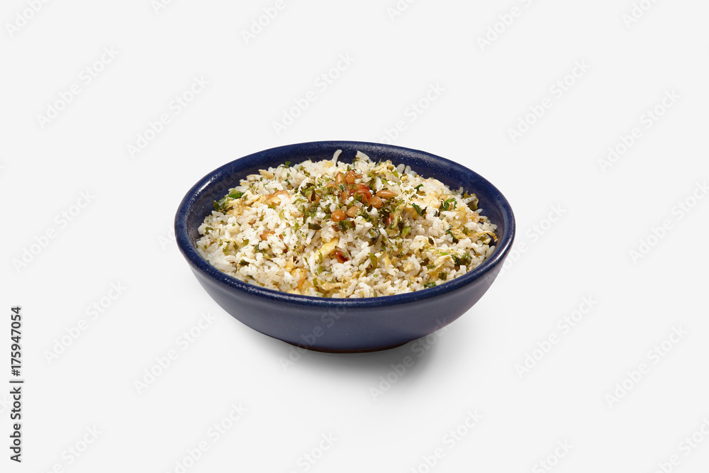chinese food rice with pine seed chinese food rice with pine seed