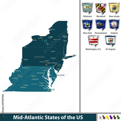 Mid Atlantic States of the United States