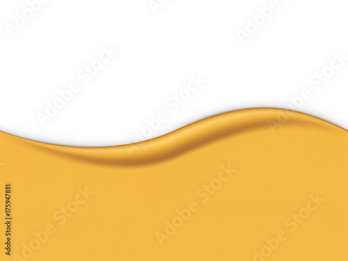 Yellow smooth wave background