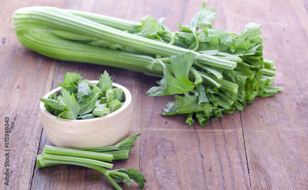 Celery isolated on white background Celery isolated on white background