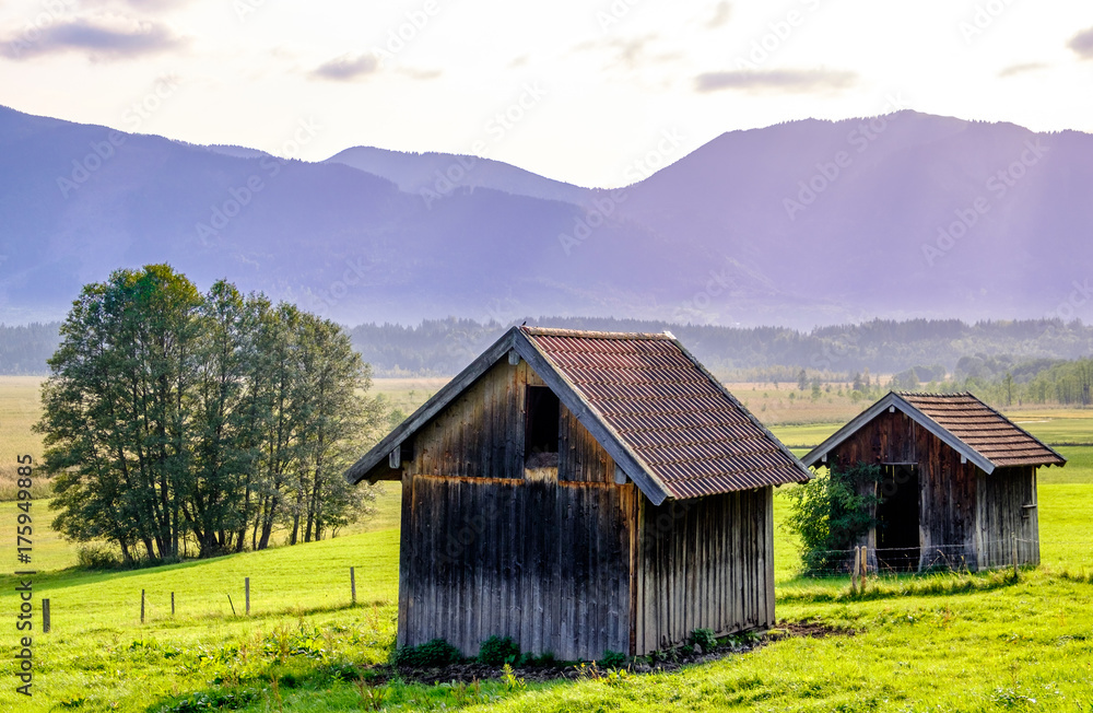 landscape murnauer moos - bavaria landscape murnauer moos - bavaria